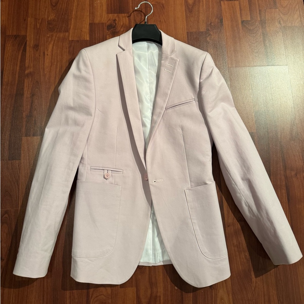 Men's ASOS Light Pink Blazer